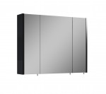 SZAFKA WISZĄCA Z LUSTREM NEW 80 BLACK