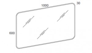 ELITA LUSTRO LED IMIRROR 100/60