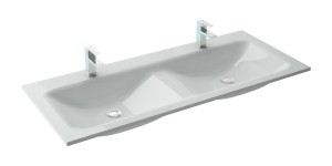 145920 ELITA UMYWALKA SZKLANA VETRO 120 WHITE szklana