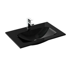 ELITA UMYWALKA SZKLANA LOKA 60 BLACK