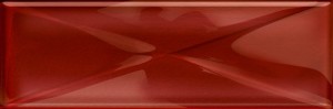 GLASS RED INSERTO NEW 9,9X29,7