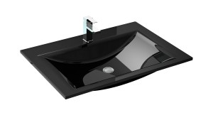 145910 ELITA UMYWALKA SZKLANA VETRO 70 BLACK szklana